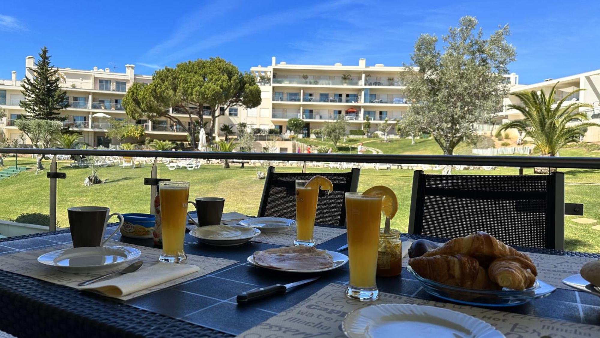 Charmant Appartement A 1Km De La Plage, Avec Piscine A อัลบูเฟรา ภายนอก รูปภาพ